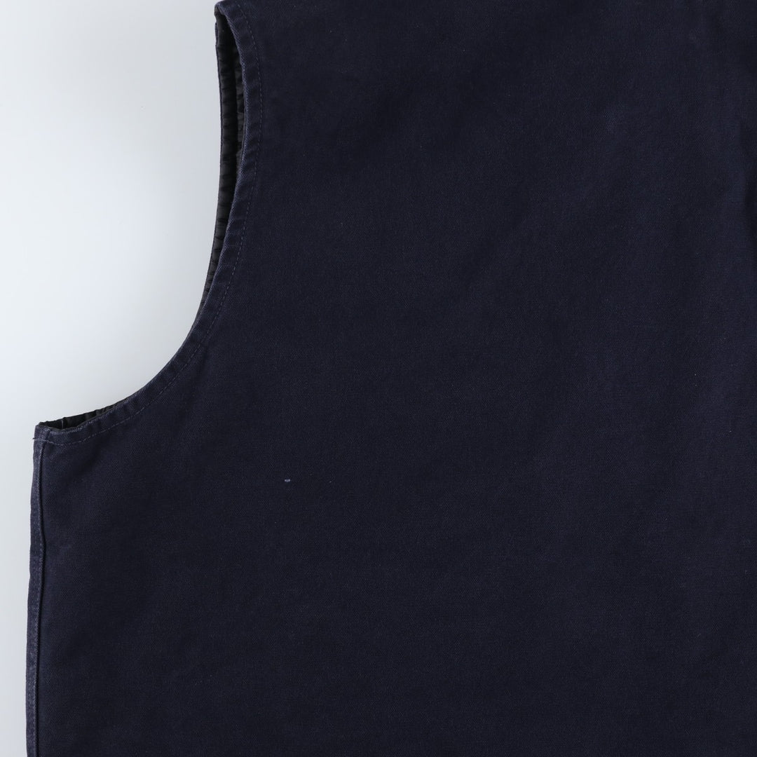 Carhartt Classic Padded Duck Vest, Men's XXL cotton navy blue type Vintage Second Hand
