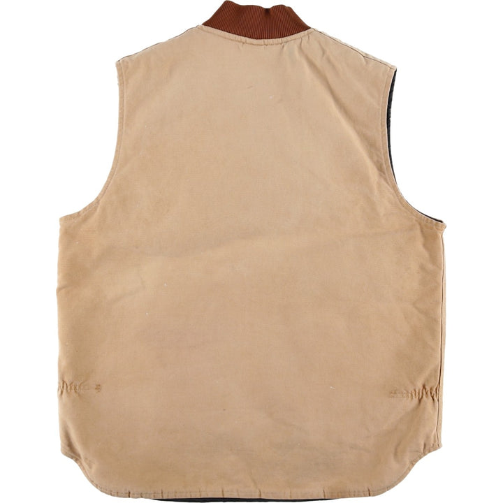 Vintage Carhartt Classic Padded Duck Vest, Made in USA, Men's XL cotton brown type Vintage Second Hand