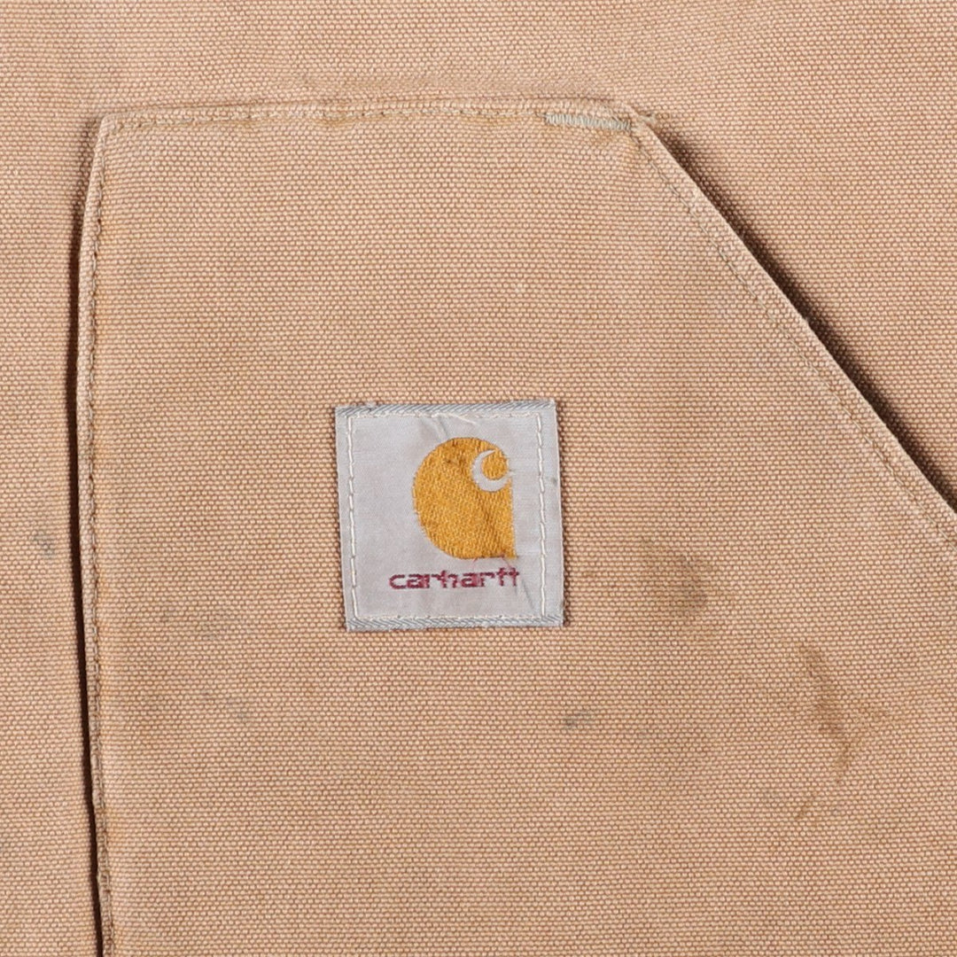 Vintage Carhartt Classic Padded Duck Vest, Made in USA, Men's XL cotton brown type Vintage Second Hand