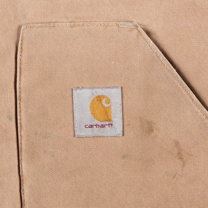 Vintage Carhartt Classic Padded Duck Vest, Made in USA, Men's XL cotton brown type Vintage Second Hand
