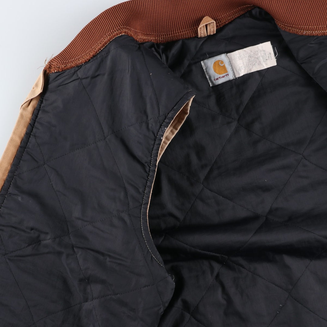 Vintage Carhartt Classic Padded Duck Vest, Made in USA, Men's XL cotton brown type Vintage Second Hand
