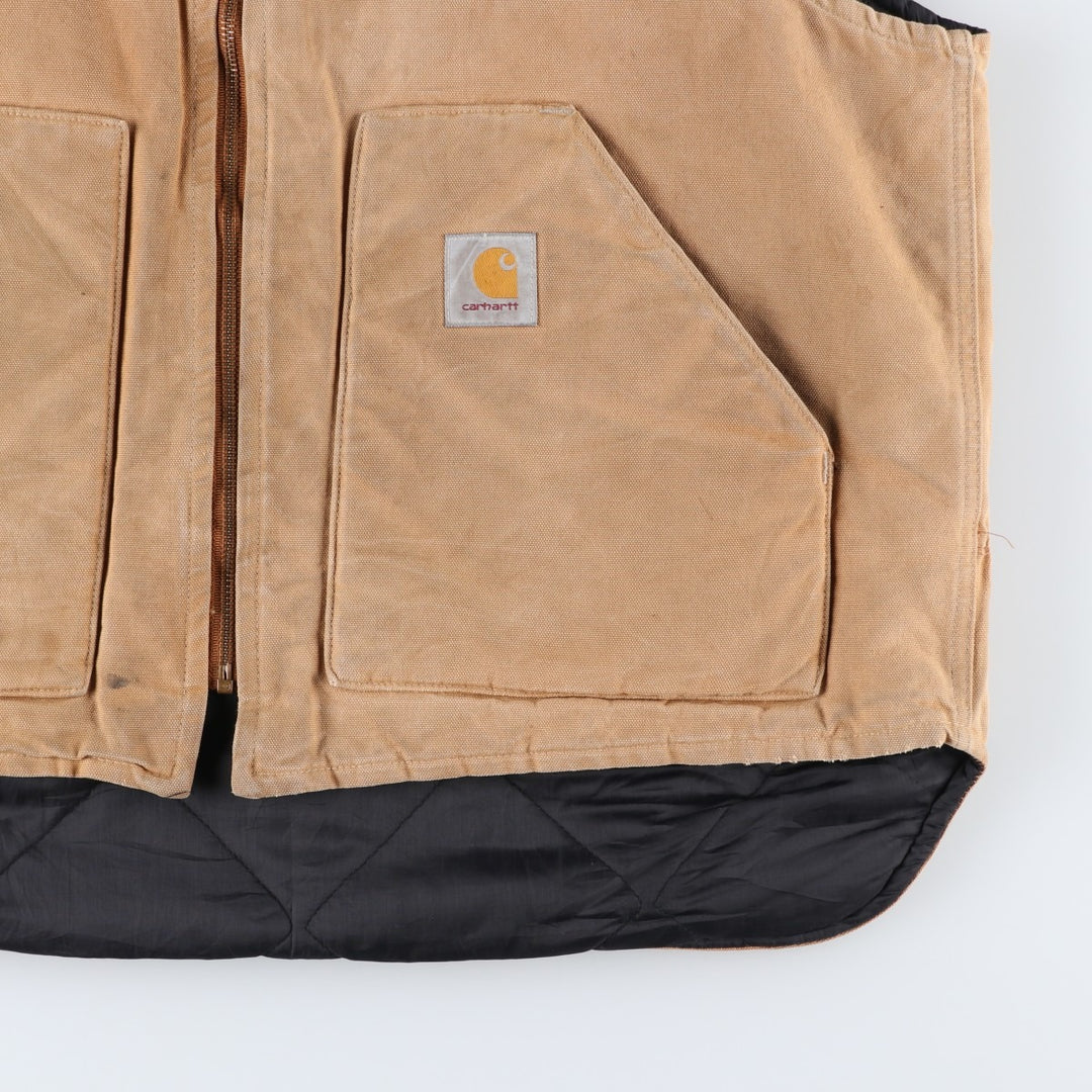 Carhartt Classic Padded Duck Vest, Men's XL unclear beige type brown Vintage Second Hand