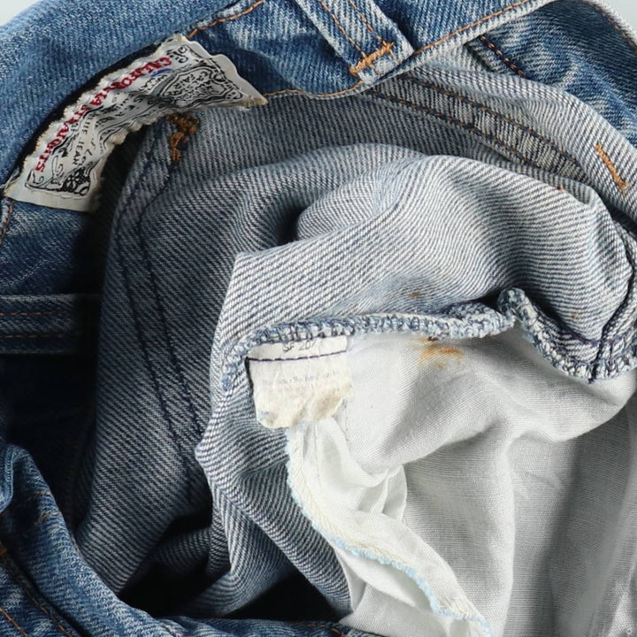 ~1970'S Levi's Straight Denim Pants, Women's Size M (W26 equivalent), Vintage unclear blue type Vintage Second Hand