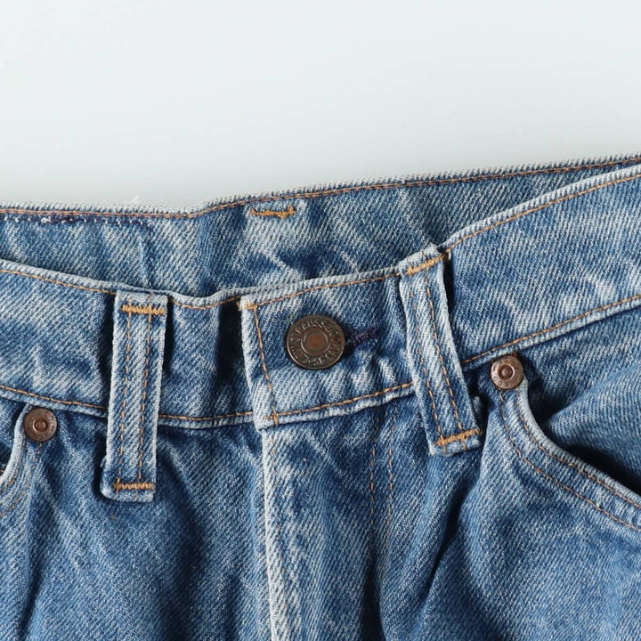 ~1970'S Levi's Straight Denim Pants, Women's Size M (W26 equivalent), Vintage unclear blue type Vintage Second Hand