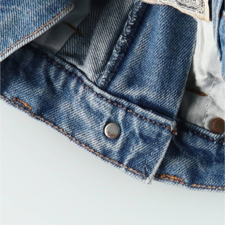 ~1970'S Levi's Straight Denim Pants, Women's Size M (W26 equivalent), Vintage unclear blue type Vintage Second Hand