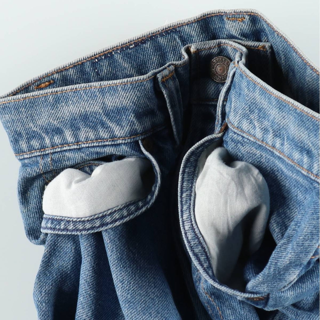 ~1970'S Levi's Straight Denim Pants, Women's Size M (W26 equivalent), Vintage unclear blue type Vintage Second Hand