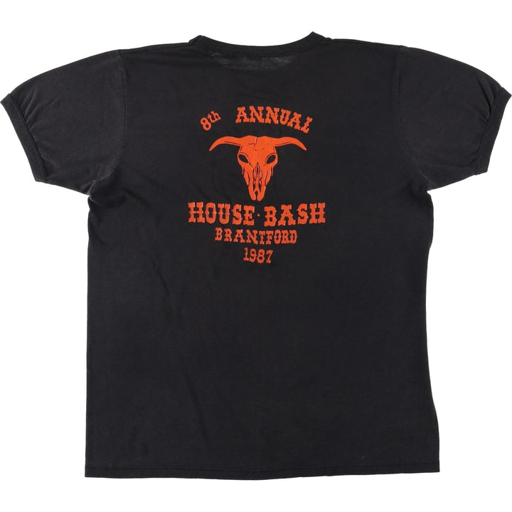 Harley-Davidson Eagle Pattern Motorcycle T-Shirt, Men's XL unclear black type Vintage Second Hand