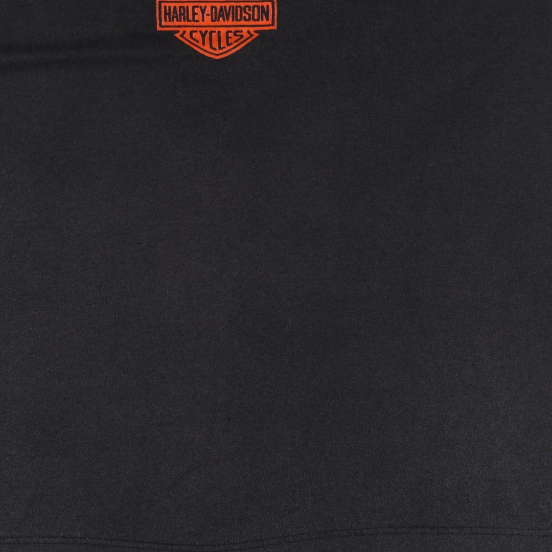 Harley-Davidson Eagle Pattern Motorcycle T-Shirt, Men's XL unclear black type Vintage Second Hand