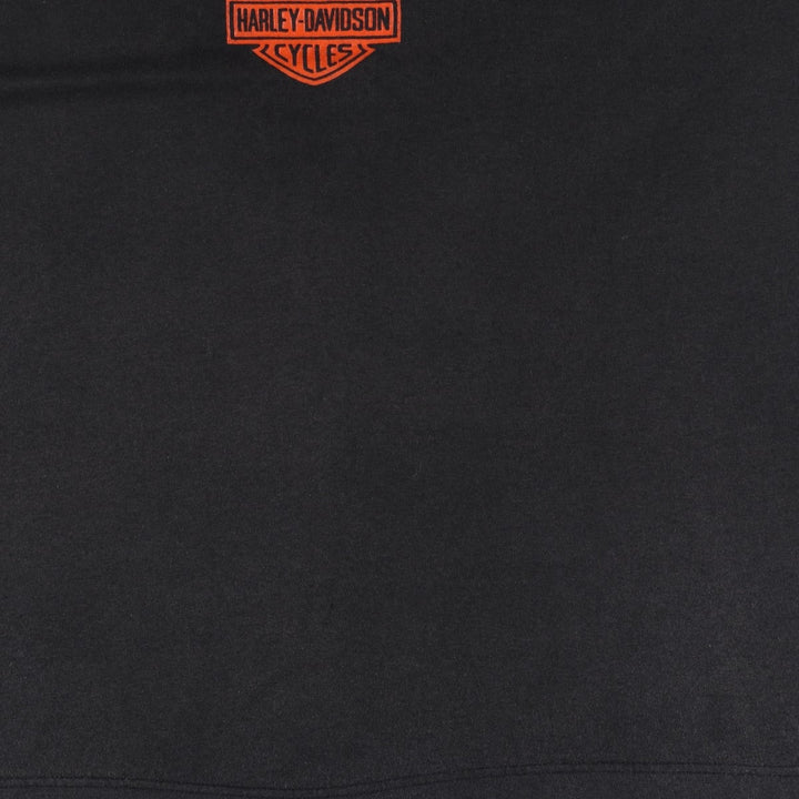 Harley-Davidson Eagle Pattern Motorcycle T-Shirt, Men's XL unclear black type Vintage Second Hand