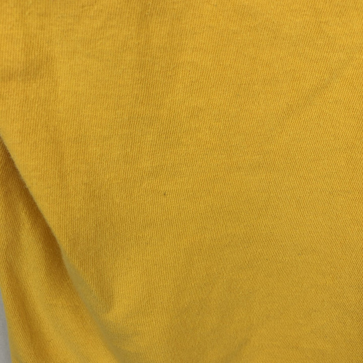 90'S Harley-Davidson Eagle Pattern/Stars and Stripes Motorcycle Long-Sleeve T-Shirt (Men's XL equivalent) unclear yellow type Vintage Second Hand