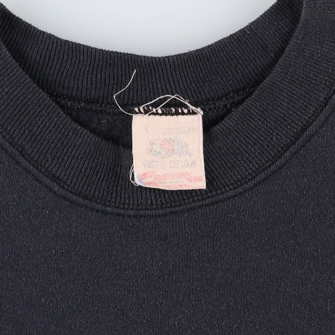 80'S Fruit of the Loom John Lennon Band Sweatshirt, Made in USA, Men's Size L (approx.) unclear black type Vintage Second Hand