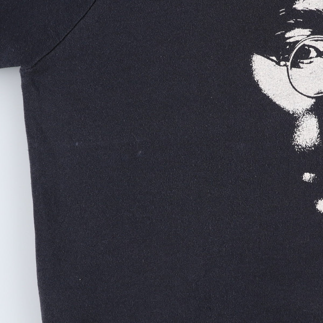 80'S Fruit of the Loom John Lennon Band Sweatshirt, Made in USA, Men's Size L (approx.) unclear black type Vintage Second Hand