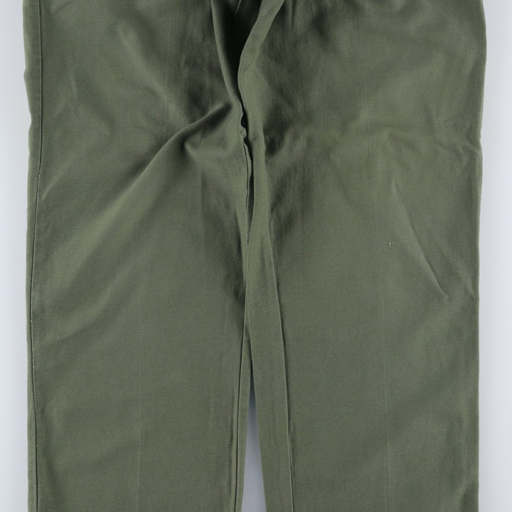 Vintage 70'S military baker pants, men's size W30 cotton Khaki type Vintage Second Hand