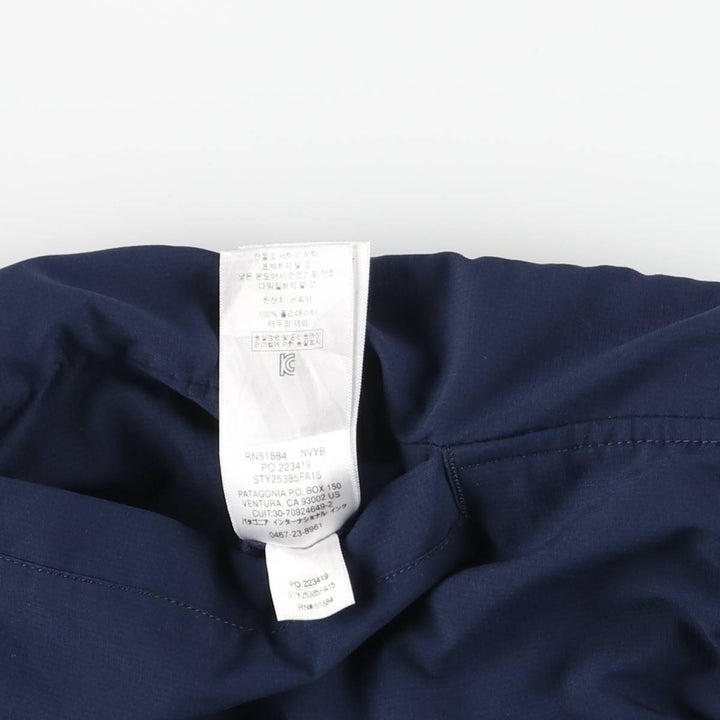 Patagonia Reversible Snap-T Glysade Pullover 25385FA15 Half-Zip Fleece Pullover polyester navy blue type Vintage Second Hand