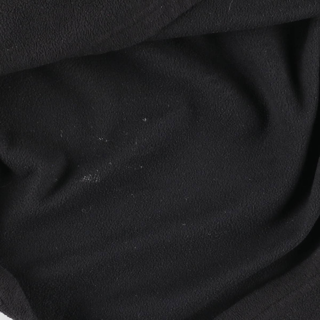 Patagonia Half-Snap Fleece Pullover, Made in USA, Men's Size L polyester black type Vintage Second Hand