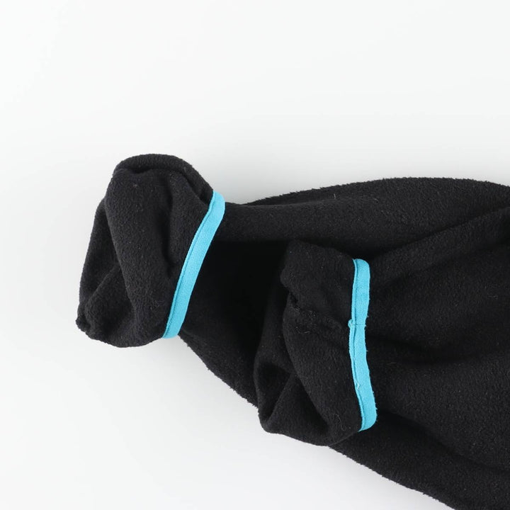 Patagonia Lightweight Synchilla Snap Tee (25455FA15) - Half-Snap Fleece Pullover, Women's Size Medium polyester black type Vintage Second Hand