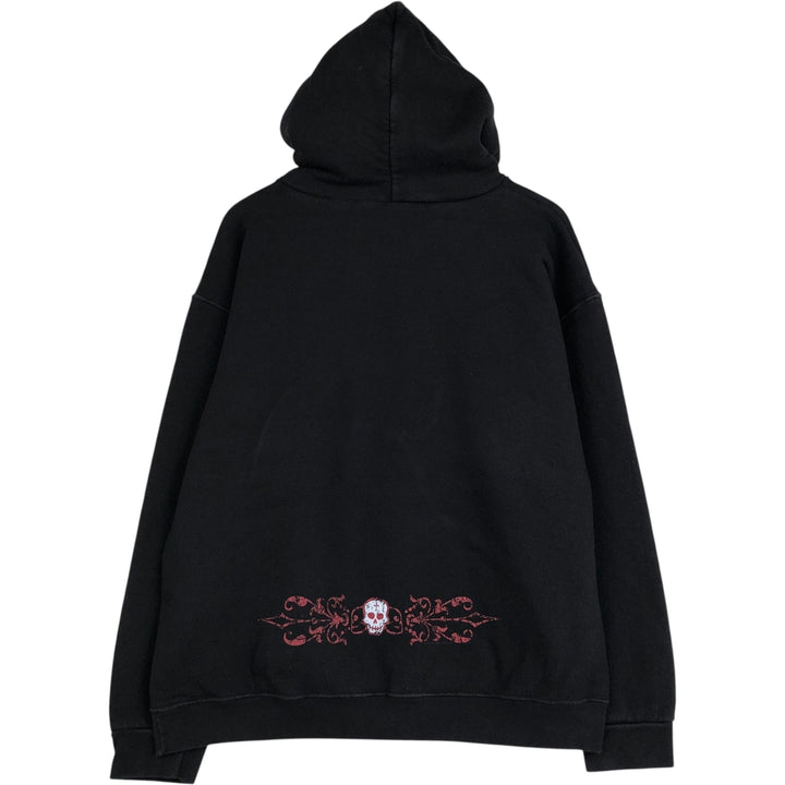 Vintage 90'S Alstyle Motley Crue band sweatshirt pullover hoodie, size L, men's cotton black type Vintage Second Hand