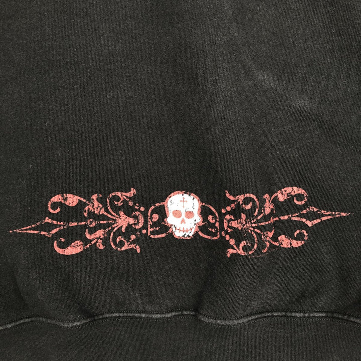 Vintage 90'S Alstyle Motley Crue band sweatshirt pullover hoodie, size L, men's cotton black type Vintage Second Hand