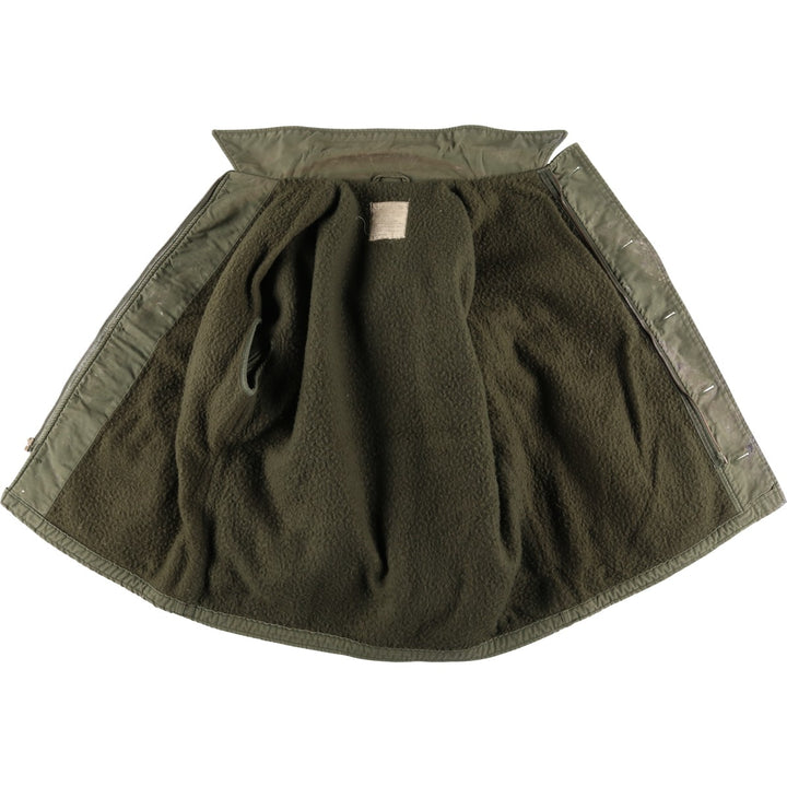 Special Price: Authentic 1970'S US Military A-2 Deck Jacket, Men's Size Large, Vintage Nylon Khaki type Vintage Second Hand