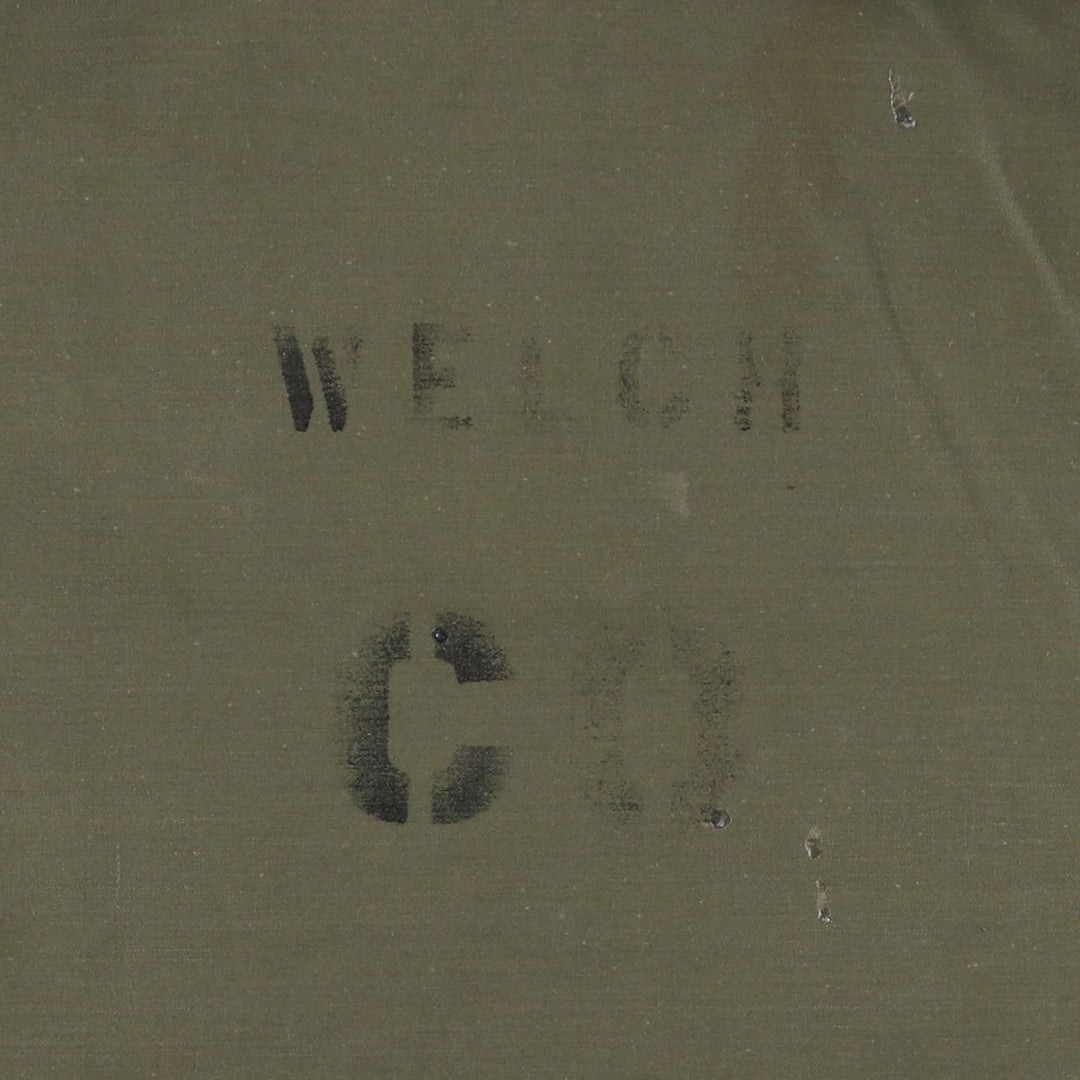Special Price: Authentic 1970'S US Military A-2 Deck Jacket, Men's Size Large, Vintage Nylon Khaki type Vintage Second Hand