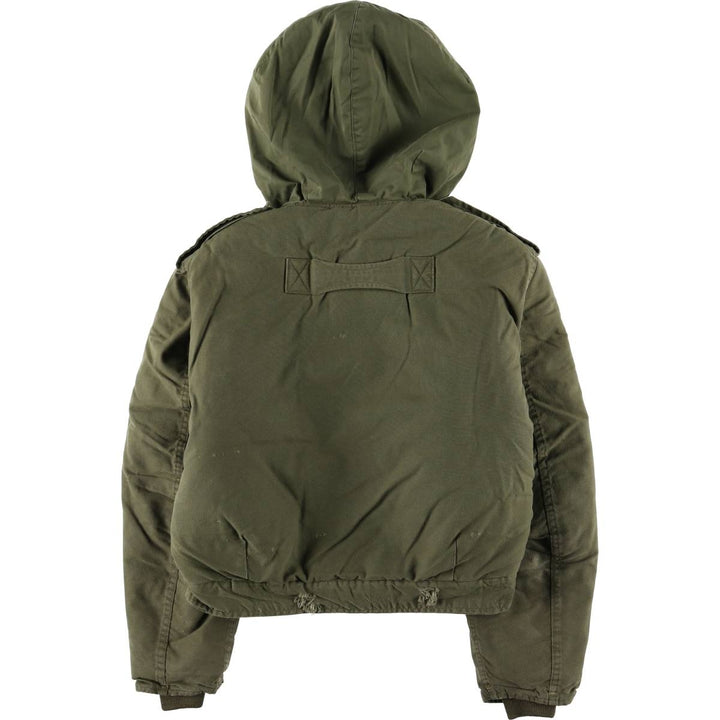 Canadian Military CVC Hooded Padded Military Tanker Jacket, Size 5 Medium Regular, Men's Size M, Vintage unclear Khaki type Vintage Second Hand
