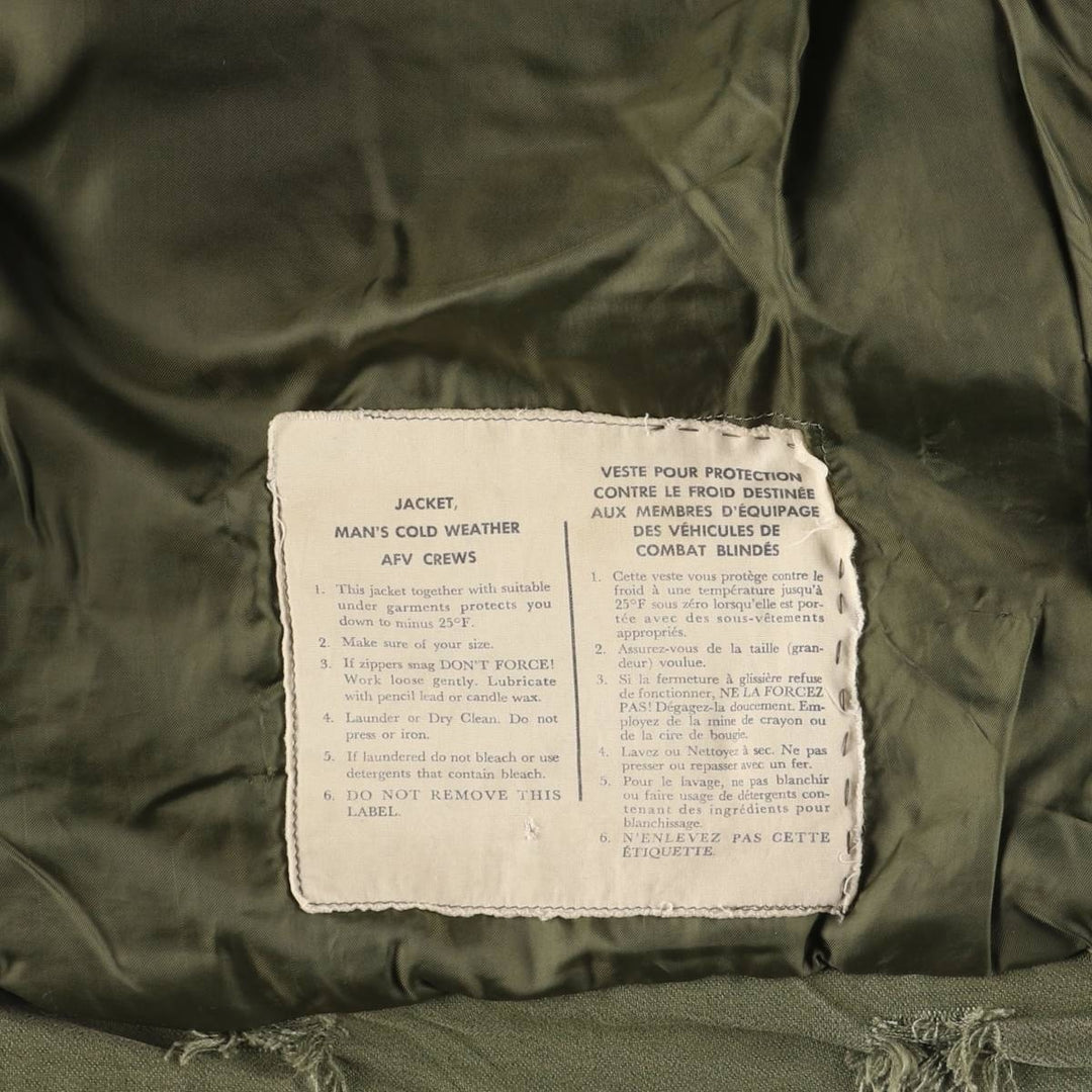 Canadian Military CVC Hooded Padded Military Tanker Jacket, Size 5 Medium Regular, Men's Size M, Vintage unclear Khaki type Vintage Second Hand