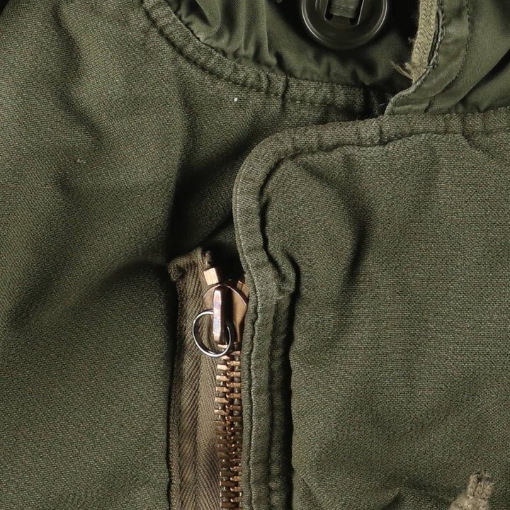 Canadian Military CVC Hooded Padded Military Tanker Jacket, Size 5 Medium Regular, Men's Size M, Vintage unclear Khaki type Vintage Second Hand