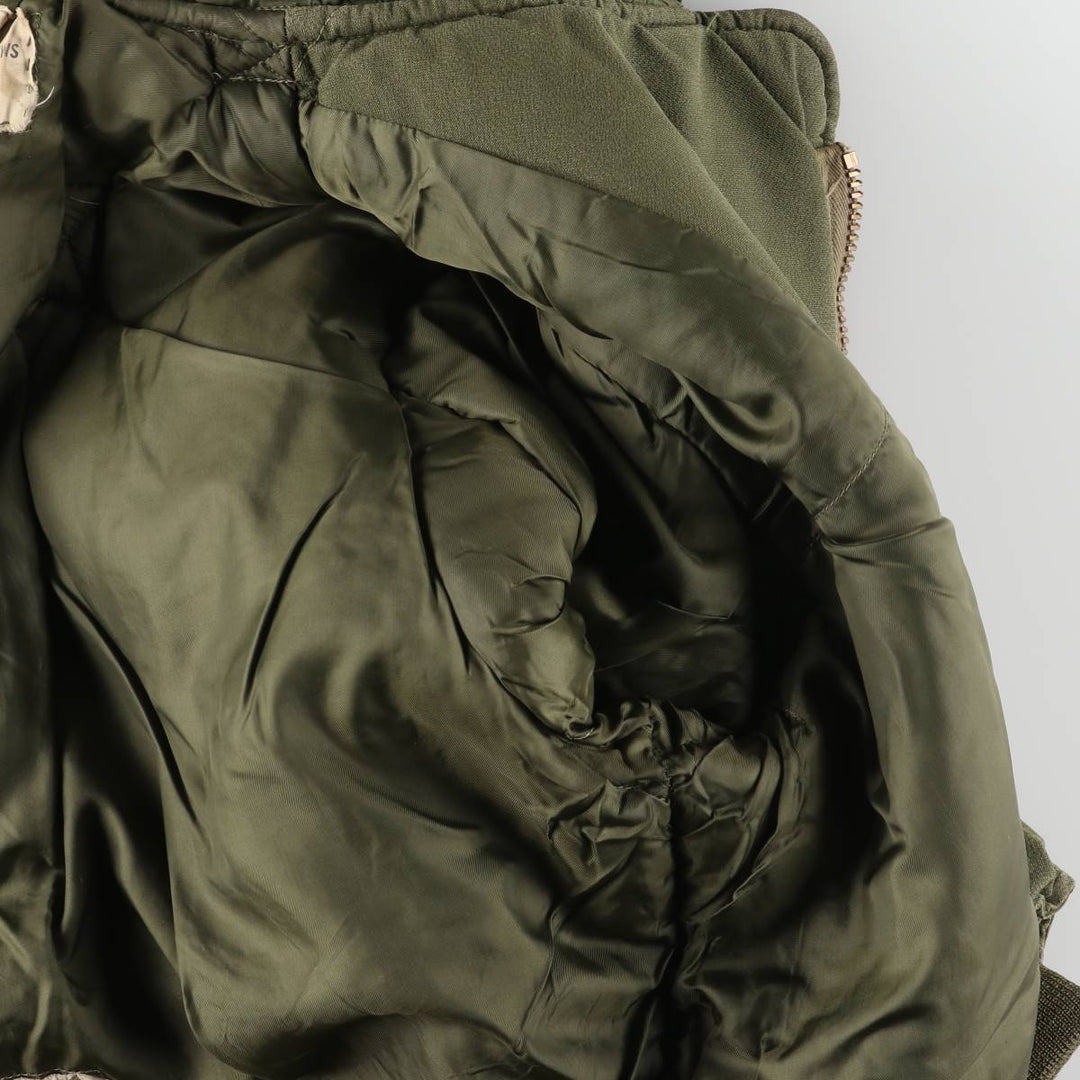 Canadian Military CVC Hooded Padded Military Tanker Jacket, Size 5 Medium Regular, Men's Size M, Vintage unclear Khaki type Vintage Second Hand