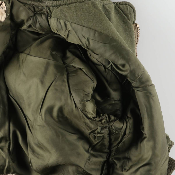 Canadian Military CVC Hooded Padded Military Tanker Jacket, Size 5 Medium Regular, Men's Size M, Vintage unclear Khaki type Vintage Second Hand