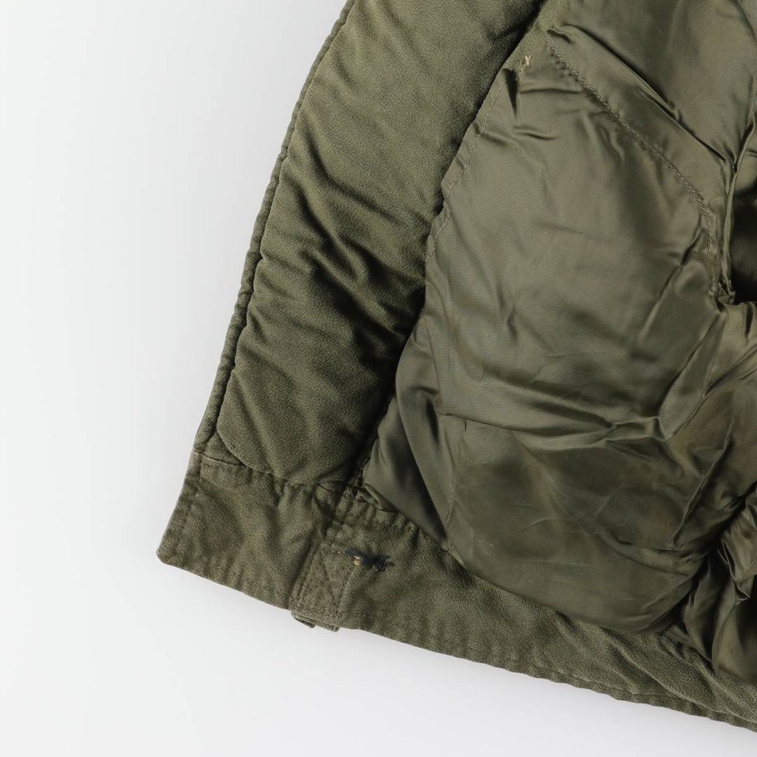 Canadian Military CVC Hooded Padded Military Tanker Jacket, Size 5 Medium Regular, Men's Size M, Vintage unclear Khaki type Vintage Second Hand