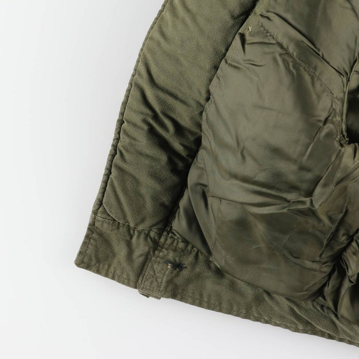 Canadian Military CVC Hooded Padded Military Tanker Jacket, Size 5 Medium Regular, Men's Size M, Vintage unclear Khaki type Vintage Second Hand