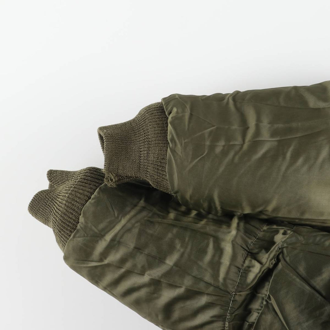 Canadian Military CVC Hooded Padded Military Tanker Jacket, Size 5 Medium Regular, Men's Size M, Vintage unclear Khaki type Vintage Second Hand