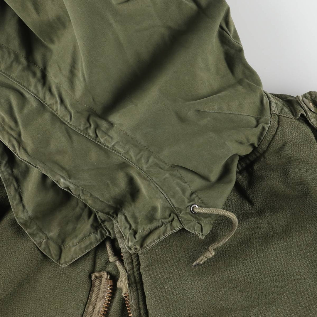 Canadian Military CVC Hooded Padded Military Tanker Jacket, Size 5 Medium Regular, Men's Size M, Vintage unclear Khaki type Vintage Second Hand