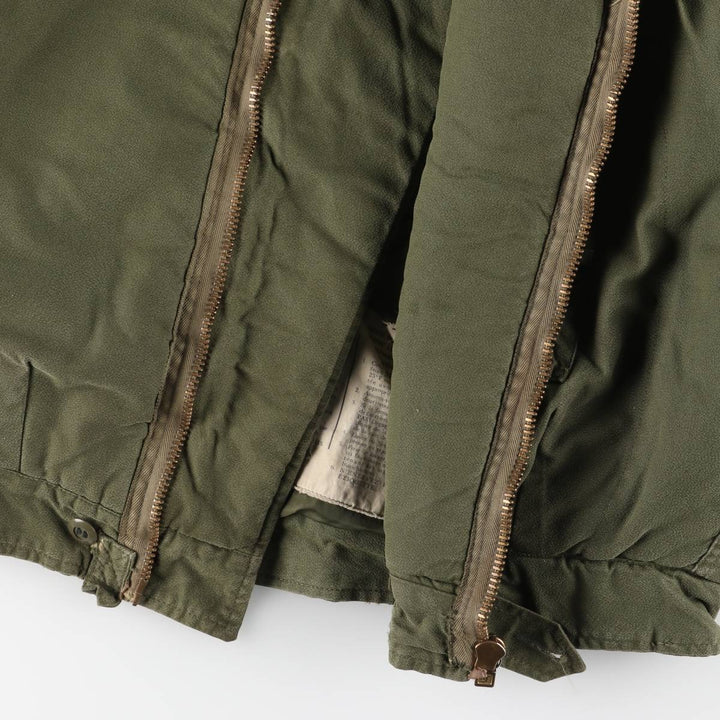 Canadian Military CVC Hooded Padded Military Tanker Jacket, Size 5 Medium Regular, Men's Size M, Vintage unclear Khaki type Vintage Second Hand