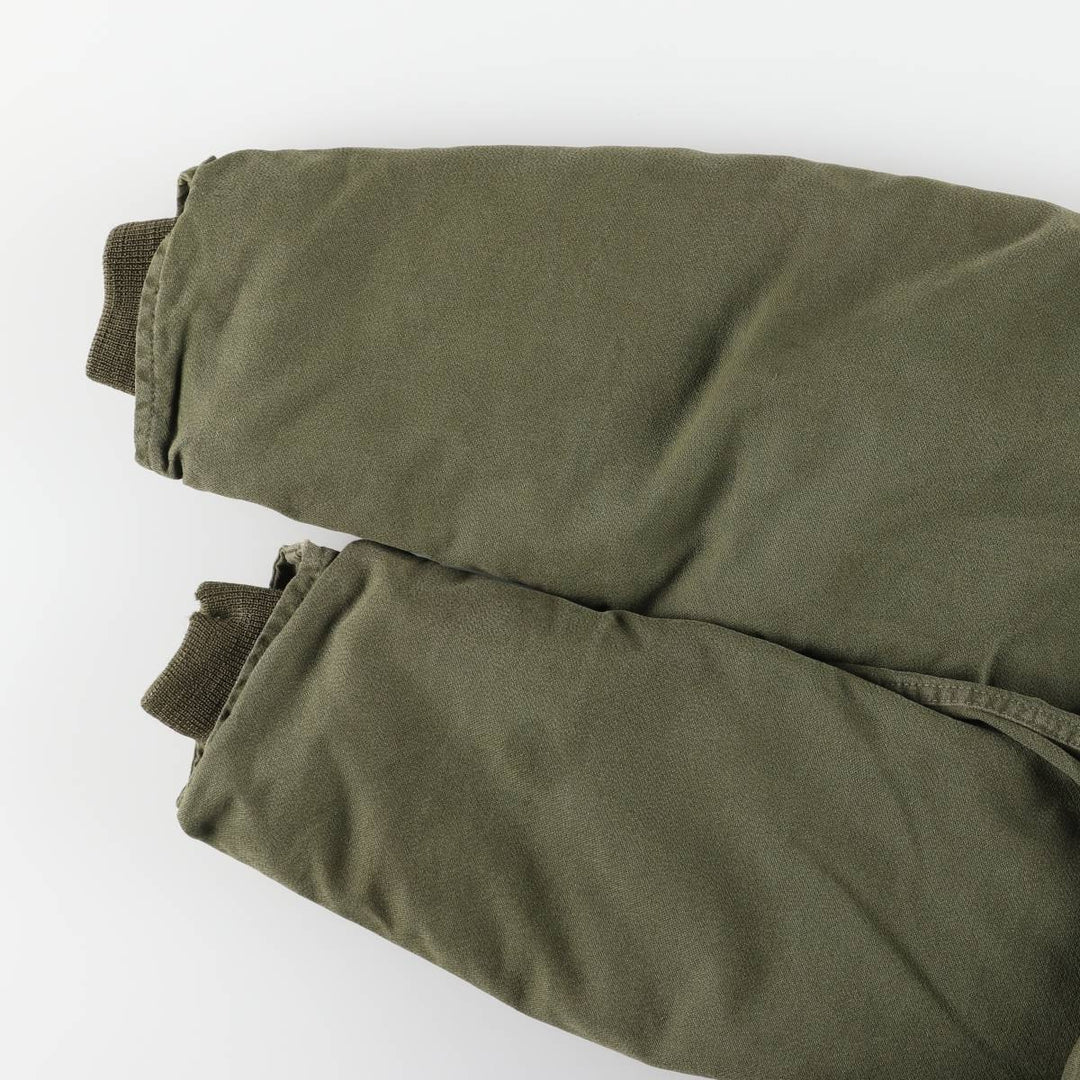 Canadian Military CVC Hooded Padded Military Tanker Jacket, Size 5 Medium Regular, Men's Size M, Vintage unclear Khaki type Vintage Second Hand