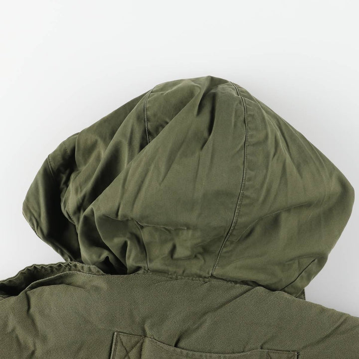 Canadian Military CVC Hooded Padded Military Tanker Jacket, Size 5 Medium Regular, Men's Size M, Vintage unclear Khaki type Vintage Second Hand
