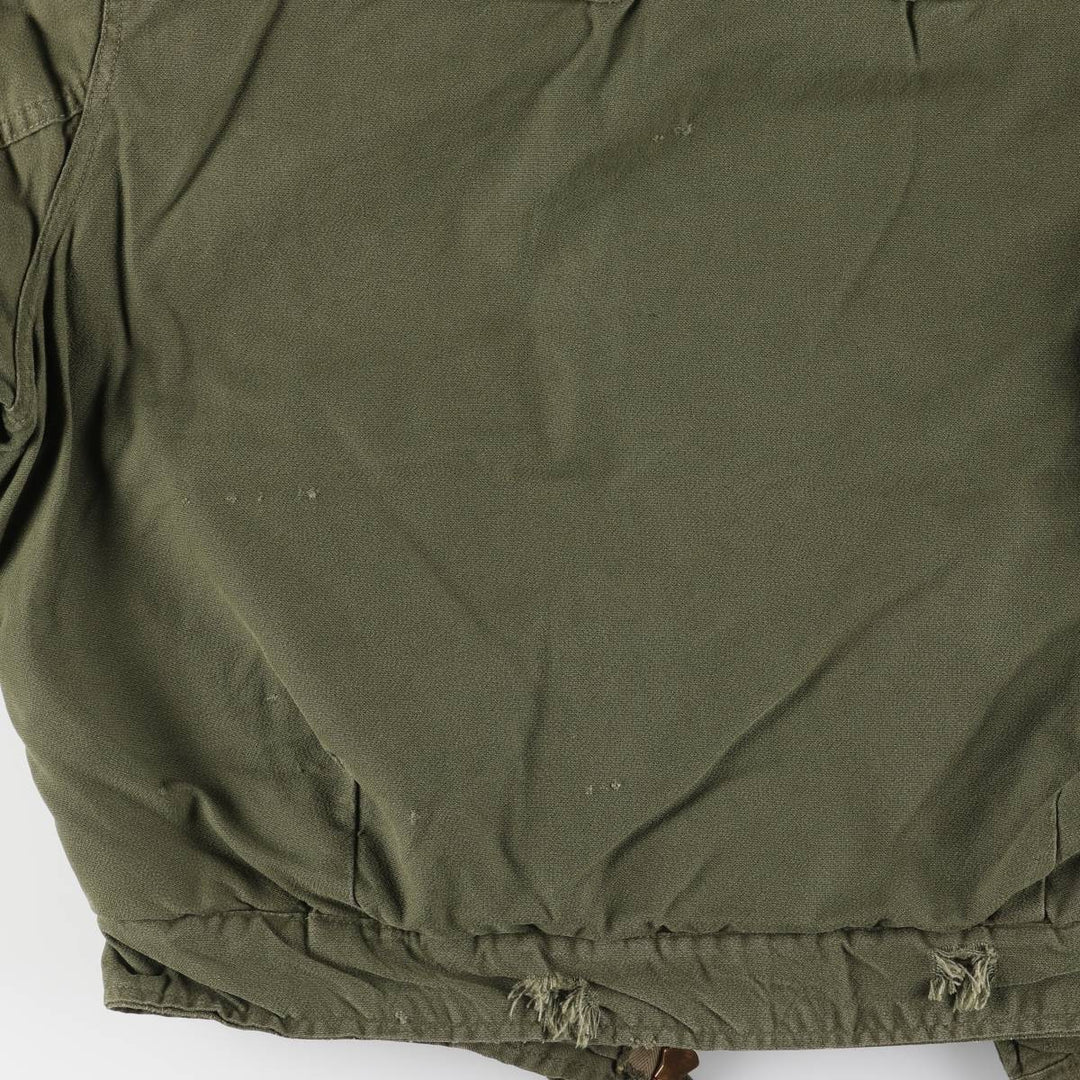 Canadian Military CVC Hooded Padded Military Tanker Jacket, Size 5 Medium Regular, Men's Size M, Vintage unclear Khaki type Vintage Second Hand