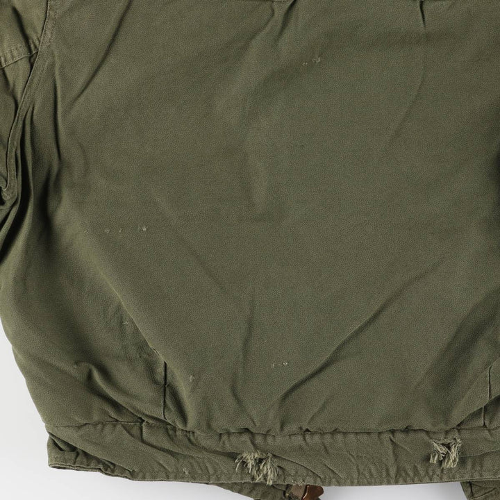 Canadian Military CVC Hooded Padded Military Tanker Jacket, Size 5 Medium Regular, Men's Size M, Vintage unclear Khaki type Vintage Second Hand