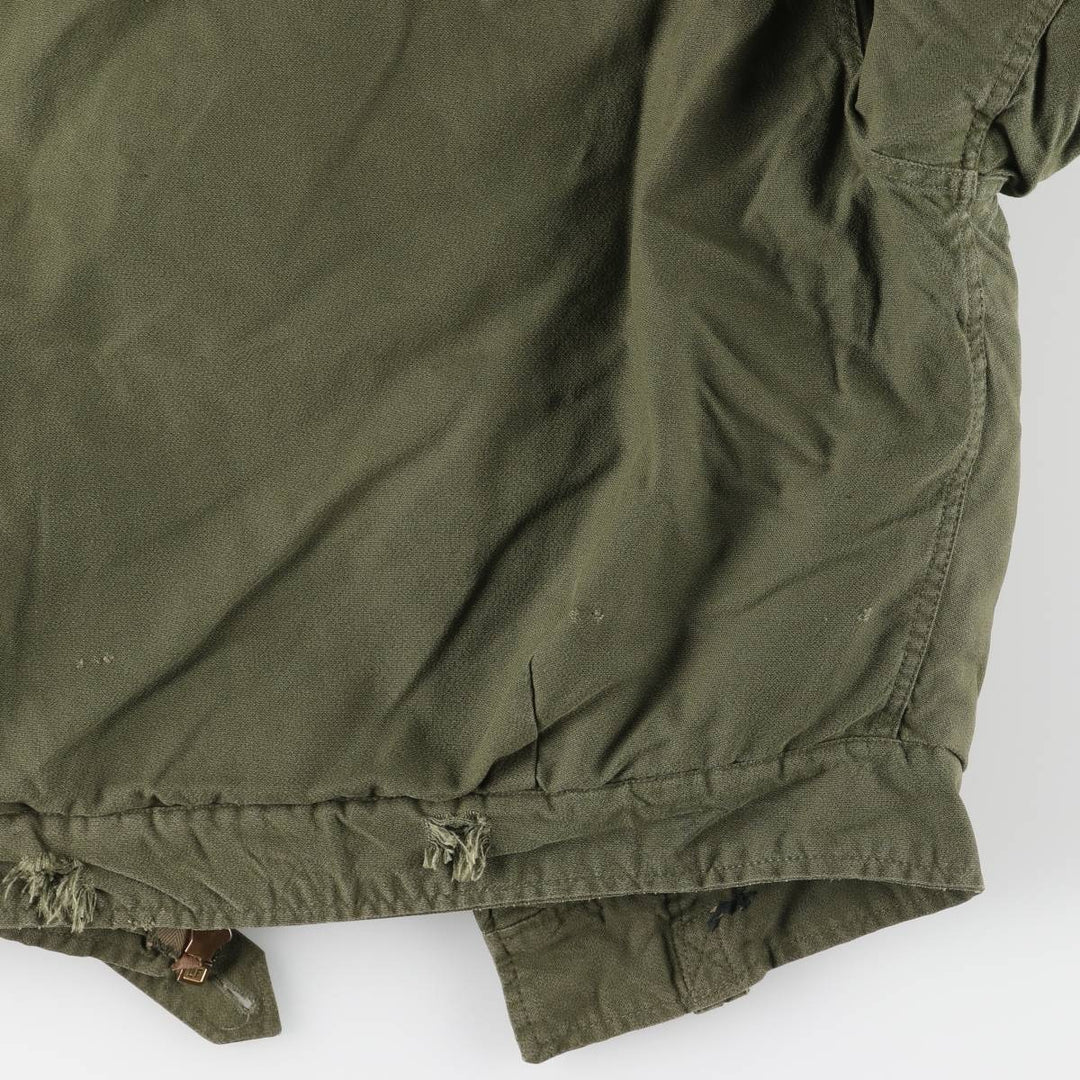 Canadian Military CVC Hooded Padded Military Tanker Jacket, Size 5 Medium Regular, Men's Size M, Vintage unclear Khaki type Vintage Second Hand