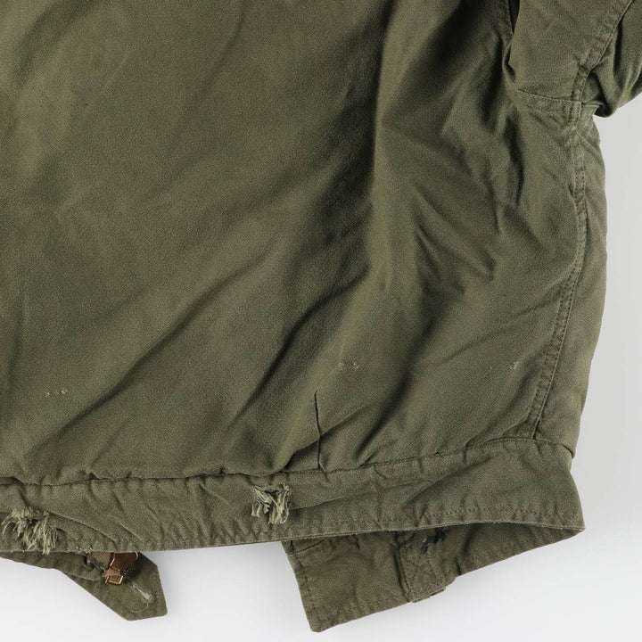 Canadian Military CVC Hooded Padded Military Tanker Jacket, Size 5 Medium Regular, Men's Size M, Vintage unclear Khaki type Vintage Second Hand