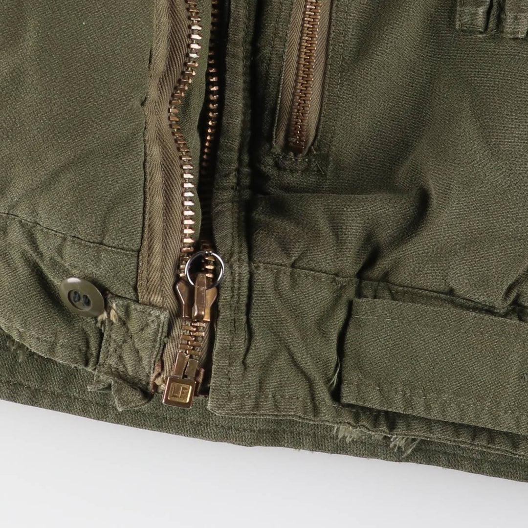 Canadian Military CVC Hooded Padded Military Tanker Jacket, Size 5 Medium Regular, Men's Size M, Vintage unclear Khaki type Vintage Second Hand