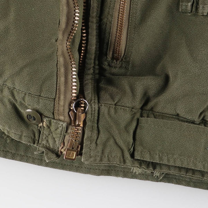 Canadian Military CVC Hooded Padded Military Tanker Jacket, Size 5 Medium Regular, Men's Size M, Vintage unclear Khaki type Vintage Second Hand