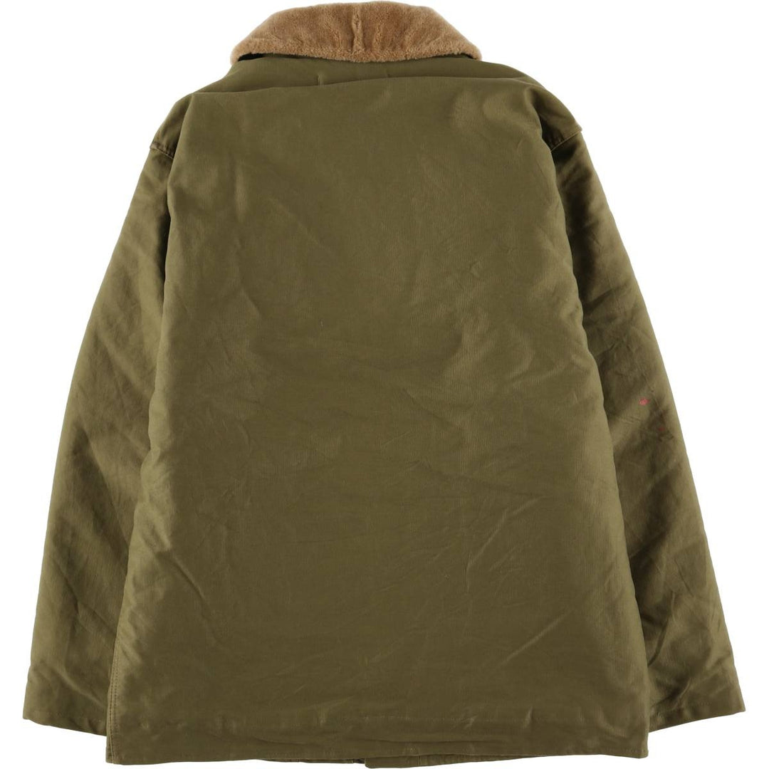 N-1 Military Deck Jacket Men's XL unclear Khaki type Vintage Second Hand