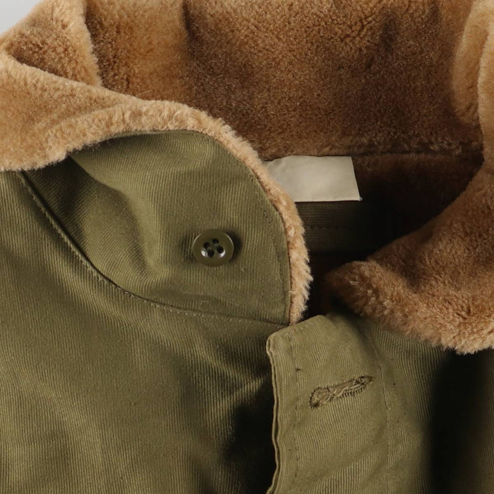 N-1 Military Deck Jacket Men's XL unclear Khaki type Vintage Second Hand