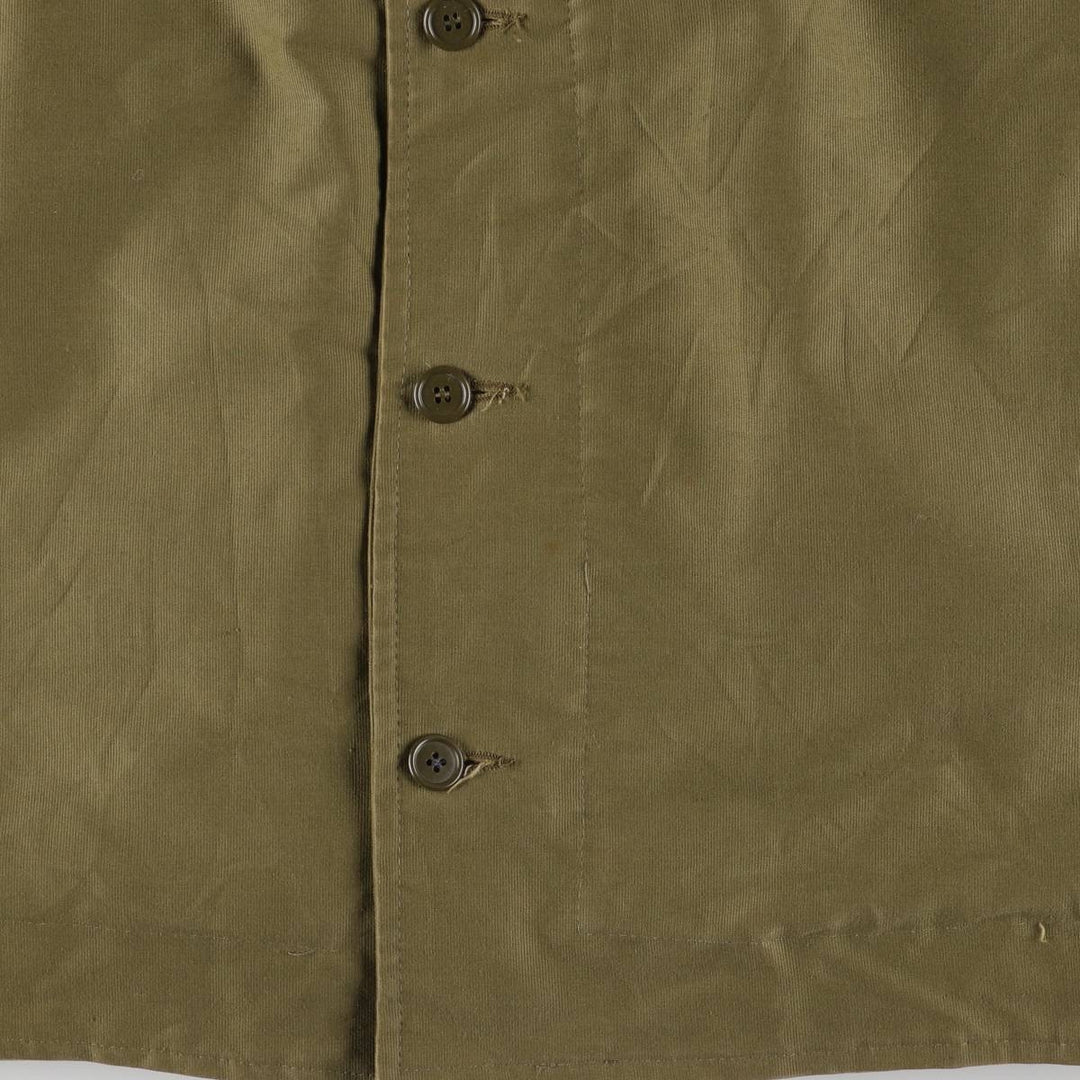 N-1 Military Deck Jacket Men's XL unclear Khaki type Vintage Second Hand