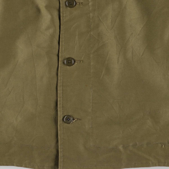 N-1 Military Deck Jacket Men's XL unclear Khaki type Vintage Second Hand