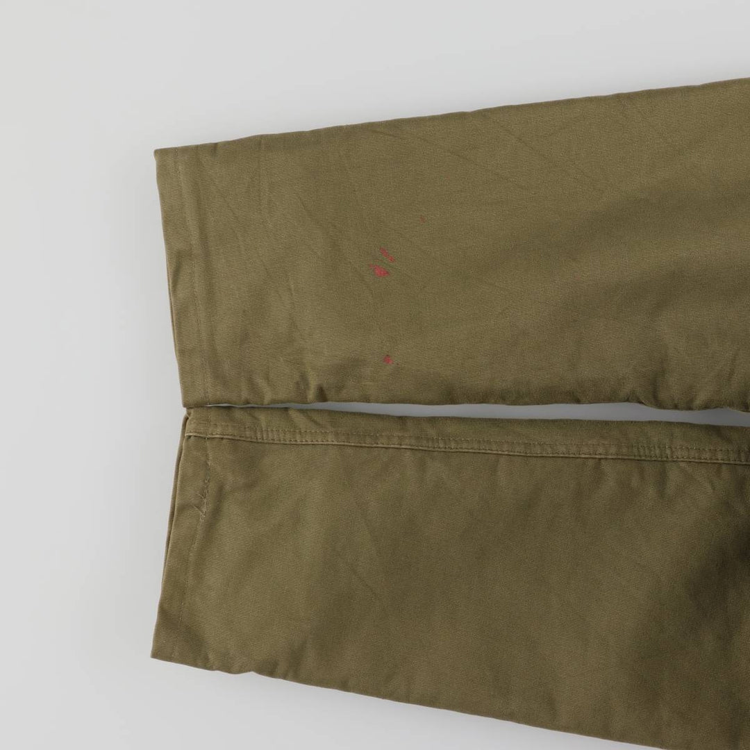 N-1 Military Deck Jacket Men's XL unclear Khaki type Vintage Second Hand