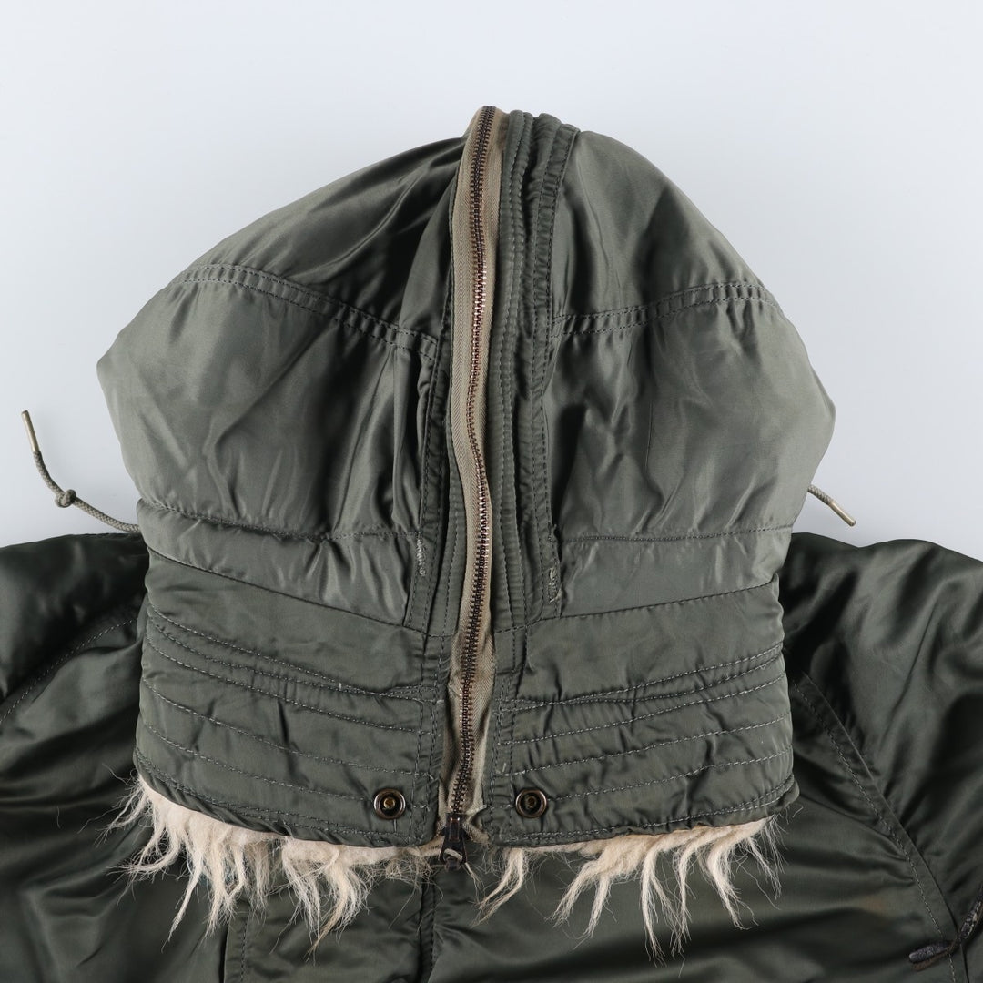 1980'S US Military Alpha N-2B Flight Jacket, Large, Men's Size L, Vintage others Khaki type Vintage Second Hand
