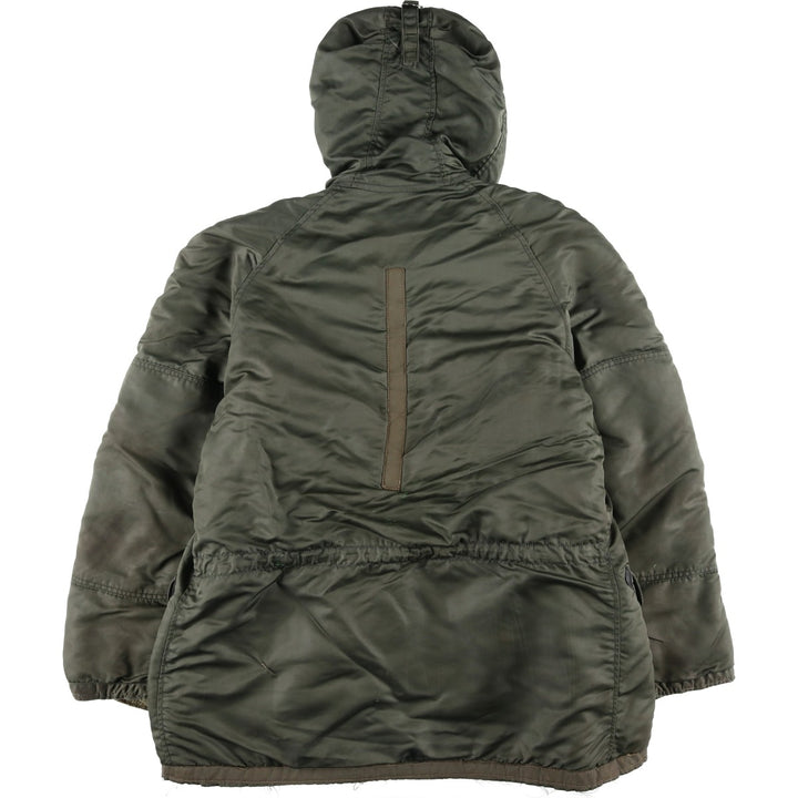 Vintage N-3B Coyote Fur Military Flight Jacket, Men's XL unclear Khaki type Vintage Second Hand
