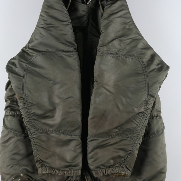 Vintage N-3B Coyote Fur Military Flight Jacket, Men's XL unclear Khaki type Vintage Second Hand